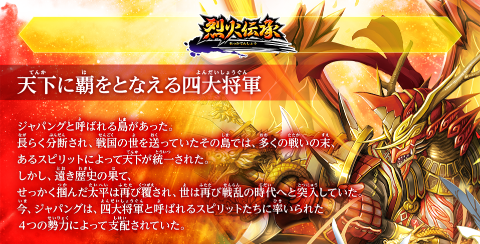 烈火伝承の世界観