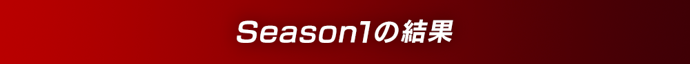 Season1の結果