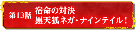 第13話　宿命の対決　黒天狐ネガ・ナインテイル！