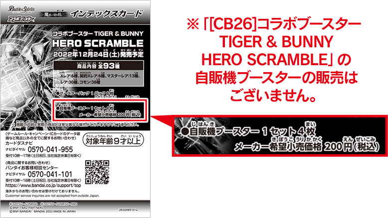 インデックスの誤表記とお詫びに関して