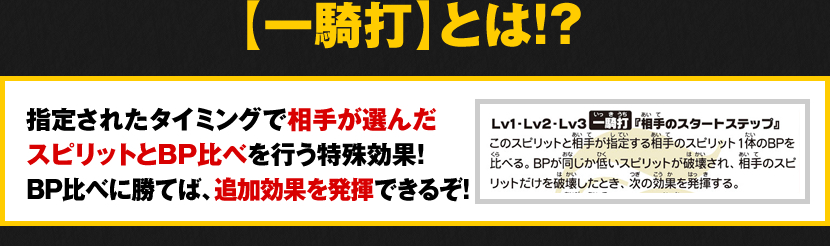 【一騎打】とは？