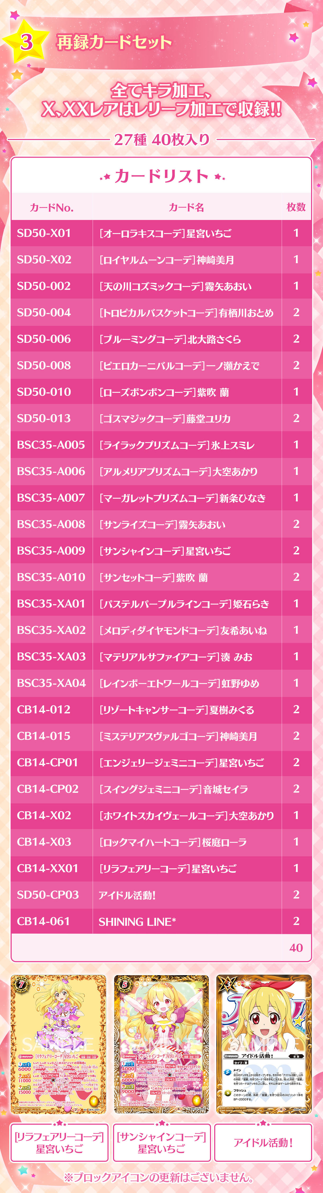 [PB29]バトスピプレミアムコラボBOX アイカツ！ 10周年セット