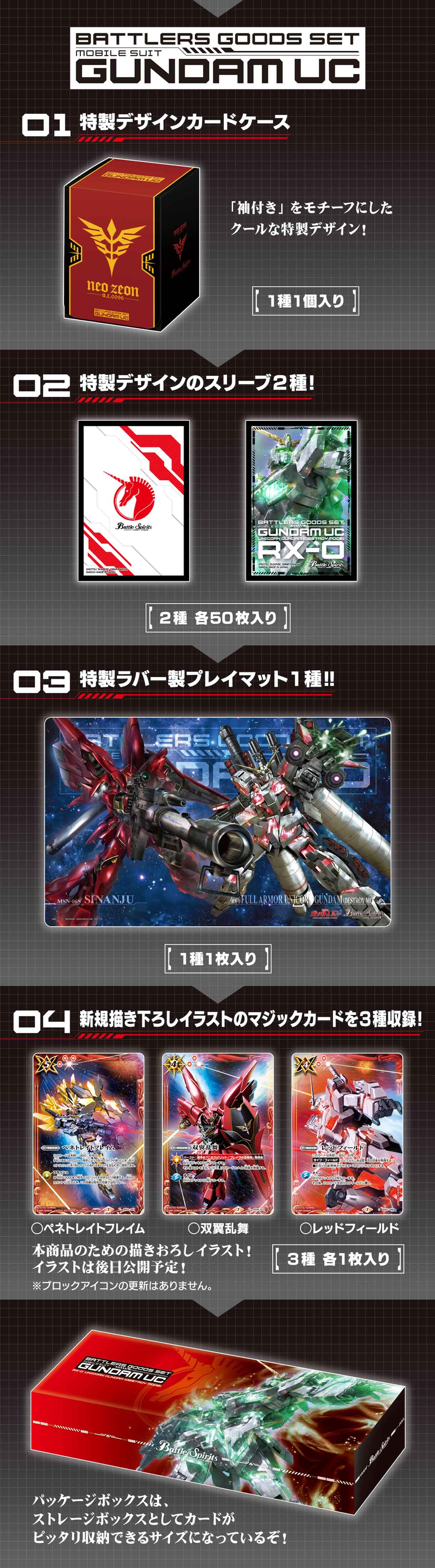 [PB10／11]バトルスピリッツ バトラーズグッズセット 機動戦士ガンダム00/機動戦士ガンダムUC同時購入セット