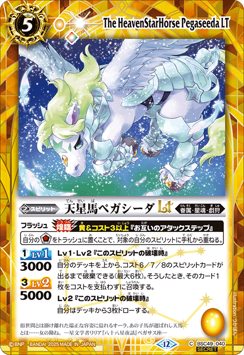 BSC49-040 天星馬ペガシーダLT