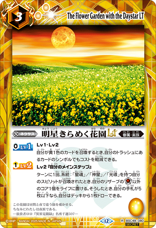 BSC49-080 明星きらめく花園LT